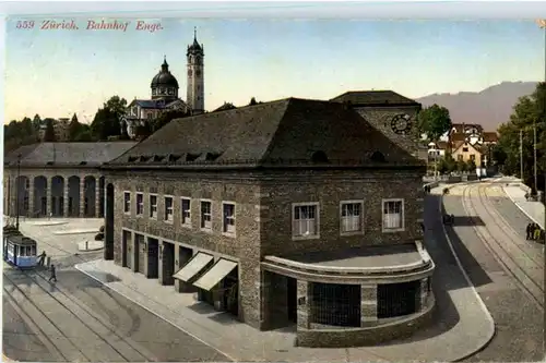 Zürich - Bahnhof Enge -192808