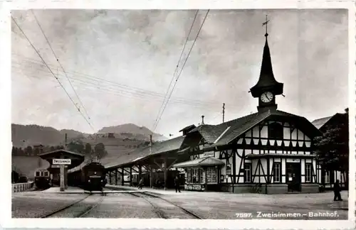 Zweisimmen - Bahnhof -192434