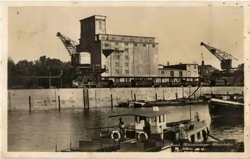 Basel - Kleinhüniger Rheinhafen -191416