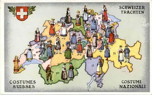 Schweizer Trachten -N7851