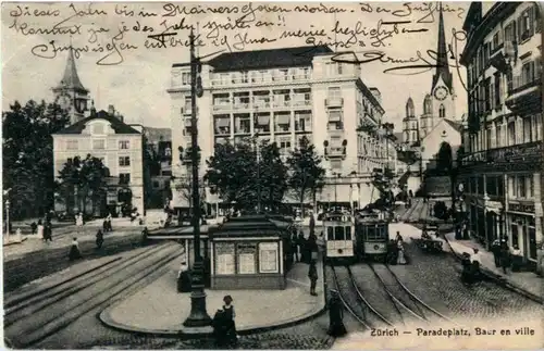 Zürich mit Tram -193098