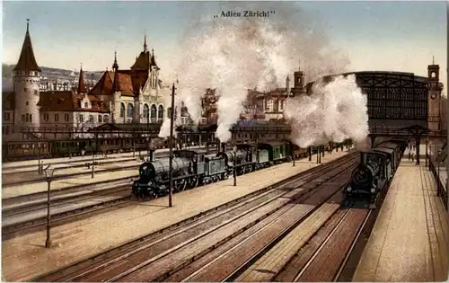 Zürich - Bahnhof - Eisenbahn -192688