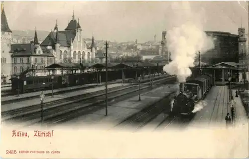 Zürich - Bahnhof - Eisenbahn -192682