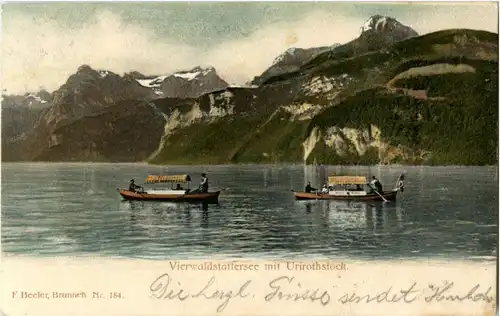 Vierwaldstäätersee mit Urirothstock -N7883