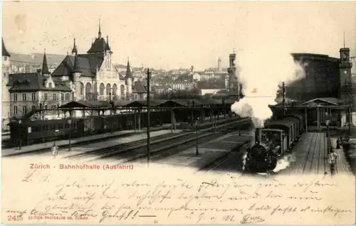 Zürich - Bahnhof - Eisenbahn -192690