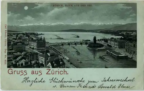 Gruss aus Zürich - Litho 1897 -192796