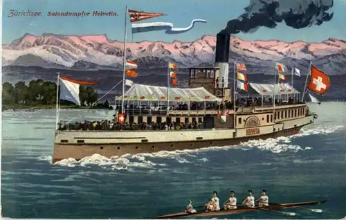 Zürich - Dampfer Helvetia -193080