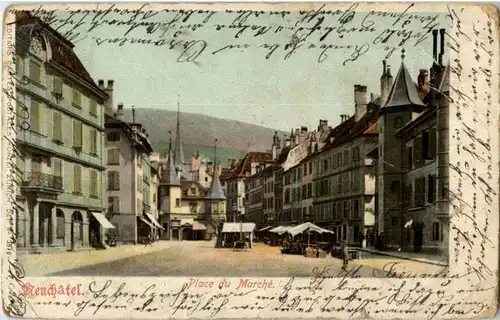 Neuchatel - Place du Marche -N8182