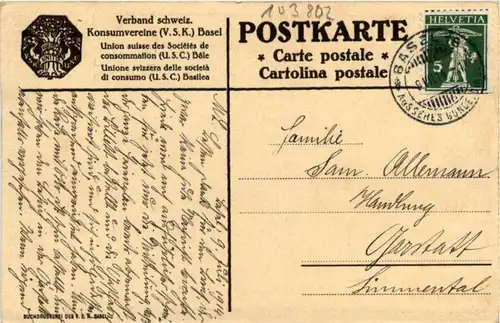 Verband schweiz. Konsumvereine 1913 -103802