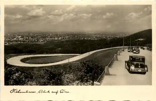 Höhenstrasse - Blick auf Wien - Auto -102354