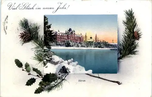 Zürich - Viel Glück im neuen Jahr -102480