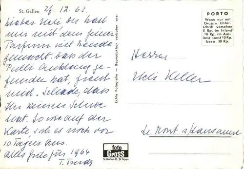 St. Gallen - Neujahrswünsche -167508