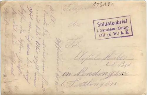 Soldaten - Feldpost -103184