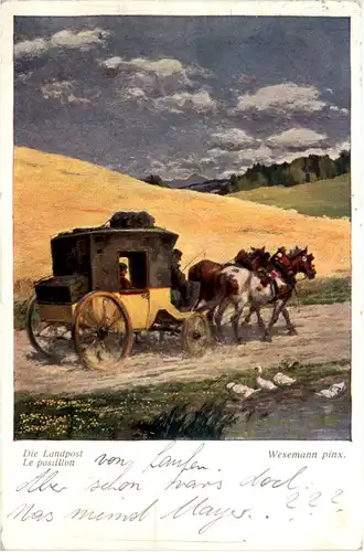 Wesemann - Die Landpost - Postkutsche -103014