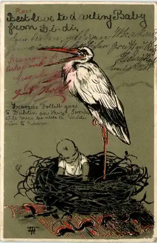 Geburt - Storch -103816