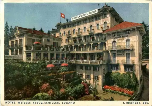 Lugano - Hotel Weisses Kreuz -N8515