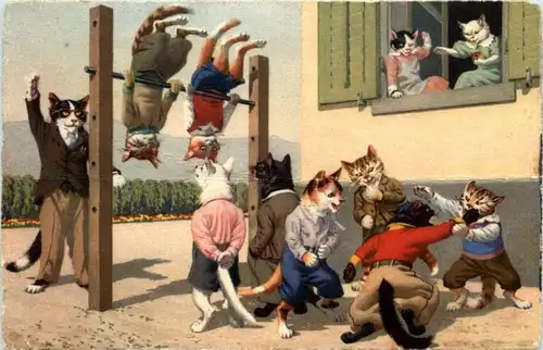 Katzen in der Schule -103320