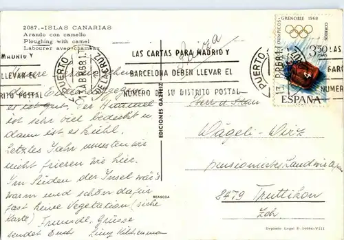 Islas Canarias - Ploughing with camel -14502