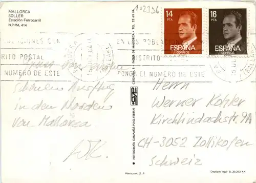 Mallorca Soller Eisenbahn -102396