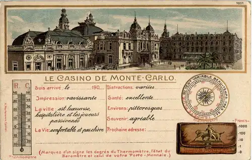 Souvenir de Monte Carlo - Litho -15408