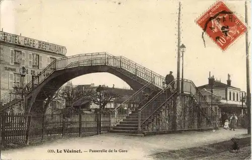 Le Vesinet - Passerelle de la Gare -14672