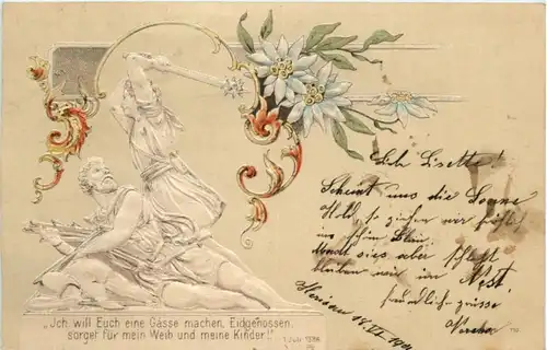 Wilhelm Tell - Prägekarte -103502