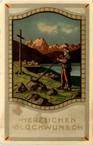 Alphornbläser -103726