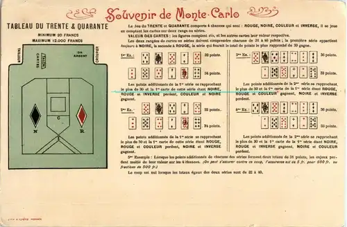 Souvenir de Monte Carlo - Roulette -15412