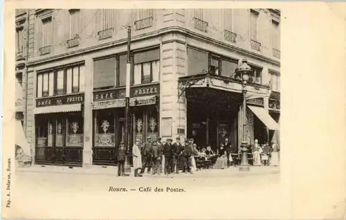 Rouen - Cafe des Postes -90266