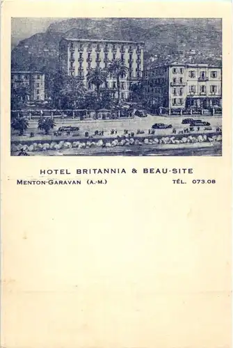 Menton Garavan - Hotel Britannia -90318