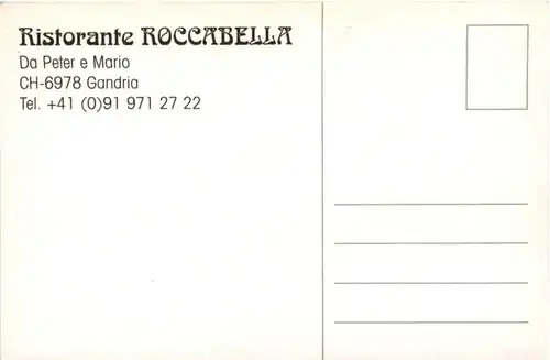 Gandria - Ristorante Roccabella -199882