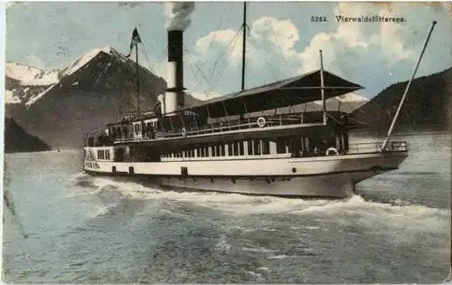 Vierwaldstättersee mit Dampfer -171450