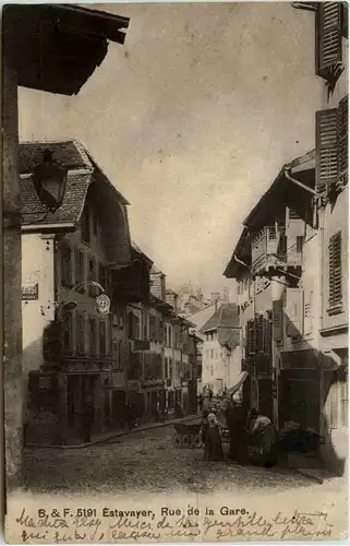 Estavayer - Rue de la gare -201844