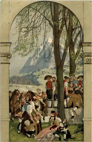 Bundesfeier Postkarte 1918 -15684