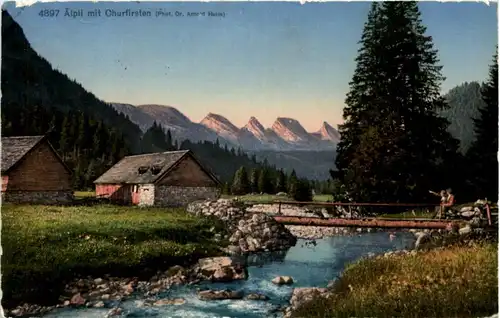 Älpli mit Churfirsten -201074