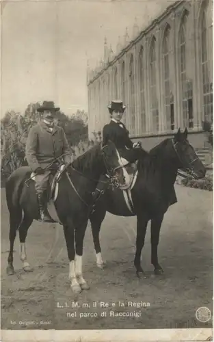 L I M il Re e la Regina nel parco di Racconigi - Horse -202518