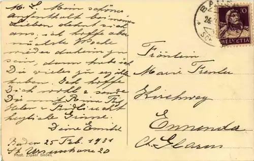 Baden - Bezirksschulhaus Burghalde -172266