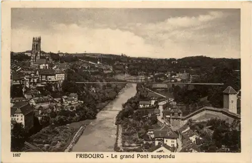 Fribourg - Le grand Pont -202080