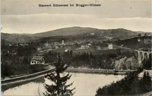 Stauwerk Grübensee bei Bruggen Winkeln -200982