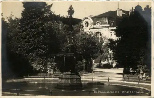 St. Gallen - Parkbrunnen -201286