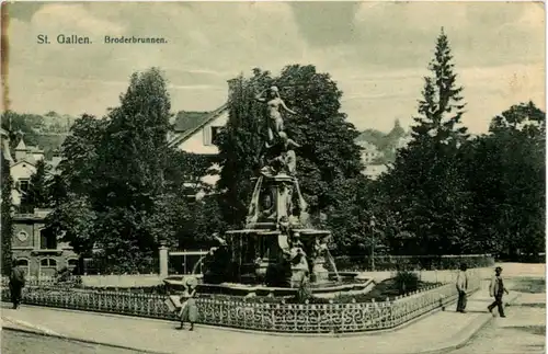 St. Gallen - Broderbrunnen -201194