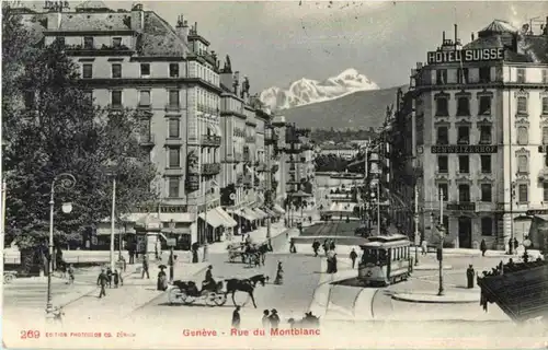 Geneve - Rue du Mont Blanc -172758