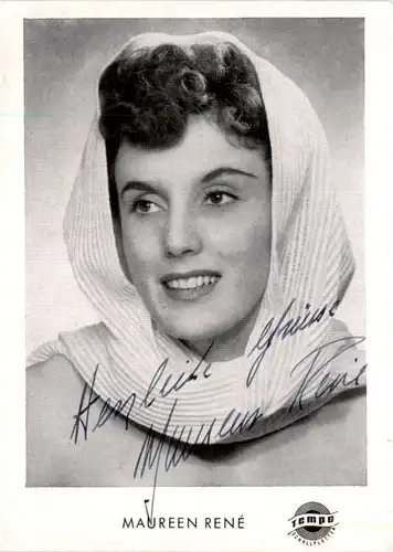 Maureen Rene mit Autogramm -202568