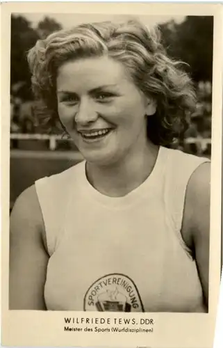 Wilfriede Tews - Sonderstempel Olympiade 1960 -202664