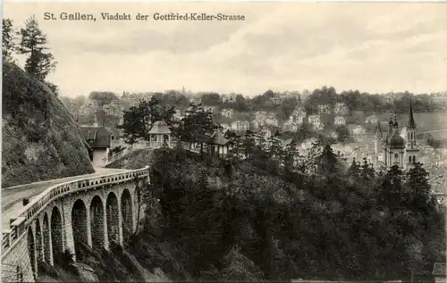 St. Gallen - Viadukt der Gottfried Keller Strasse -201600