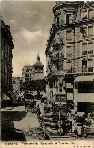Geneve - Fontaine de l Escalade -173004