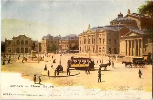 Geneve - Place Neuve mit Tram -173172