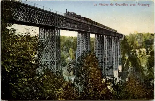 Fribourg - Le Viaduc - Eisenbahn -201836