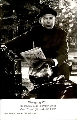 Wolfgang Völz mit Autogramm -202558