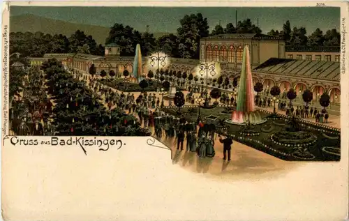 Gruss aus Bad Kissingen - Litho -89226